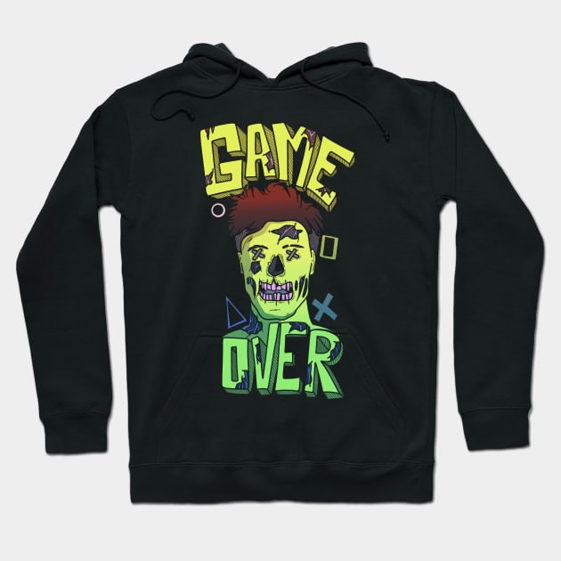 Game over zombie 1 Hoodie by Swadeillustrations